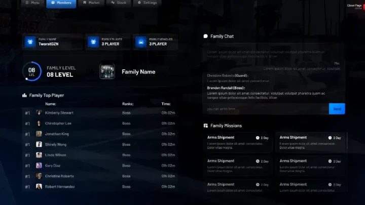 Family System & Gang Turf [ESX]