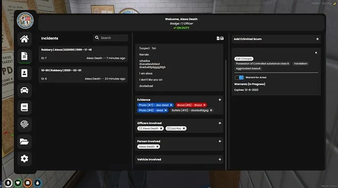 QBcore MDT | Police and Lawyer MDT