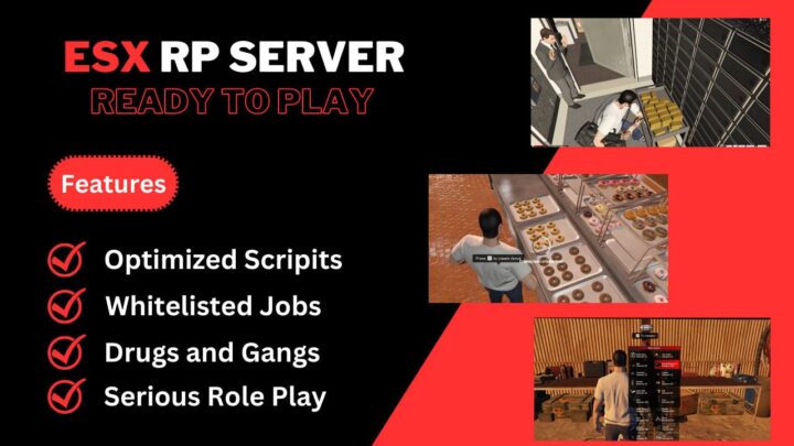 ESX FiveM-Store RolePlay Server [Advanced][Full]