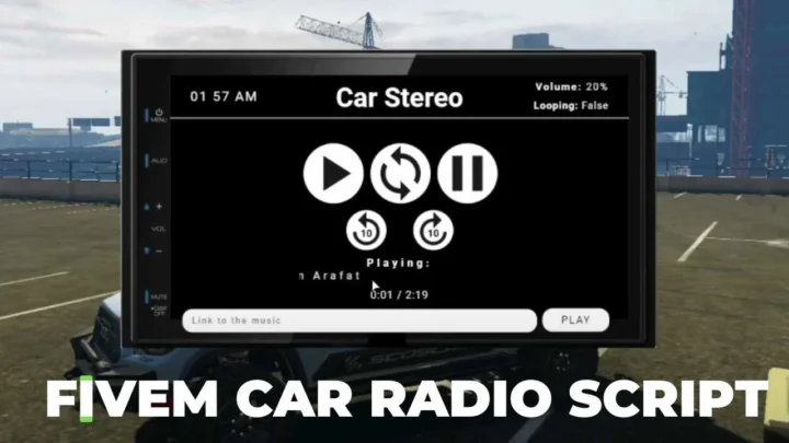 fivem car music script