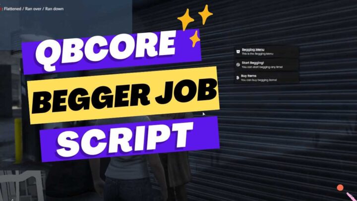 QBCore Begger Job Script | Advance Fivem jobs